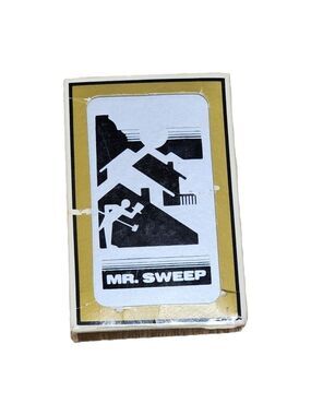 Gemaco Bridge Mr. Sweep Plastic Coated Vintage playing card deck
